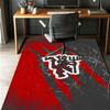 Manchester United F.C Pattern Rug, Indoor/Outdoor Mat, for Picnic, Gameroom, Bedroom, Office, Living Room, Home Decor Carpet, Birthday Gift