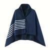 2026 New Warm Shawl, Cold-Proof Cover Blanket, Thickened Plaid Postpartum Cover Blanket, Nap Blanket, Multi-Functional Blanket