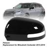 New Car Rearview Mirror Cap High Strength Gloss Black Door Mirror Cover Replacement for Mitsubishi Outlander 2013‑2019