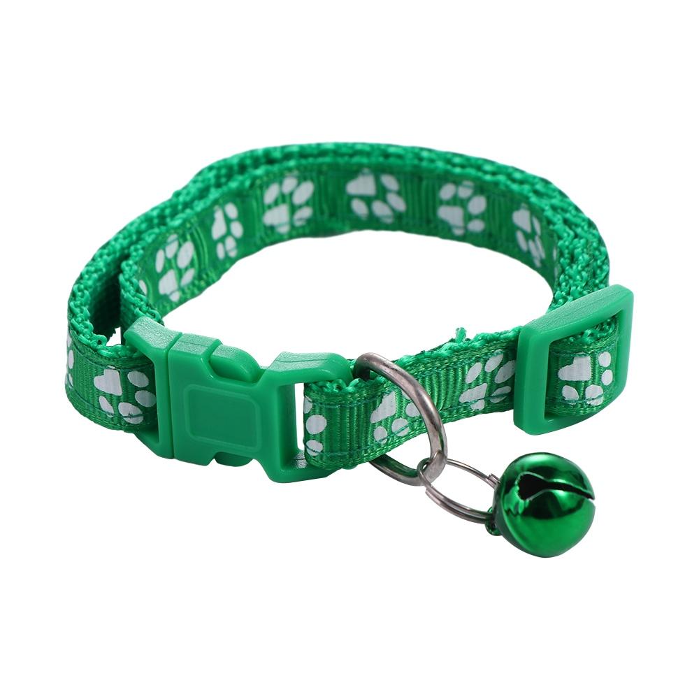 With Bell Cat Paw Print For Puppy Kitten Pet Collar Grooming Accessories Cat Necklace Pet Supplies