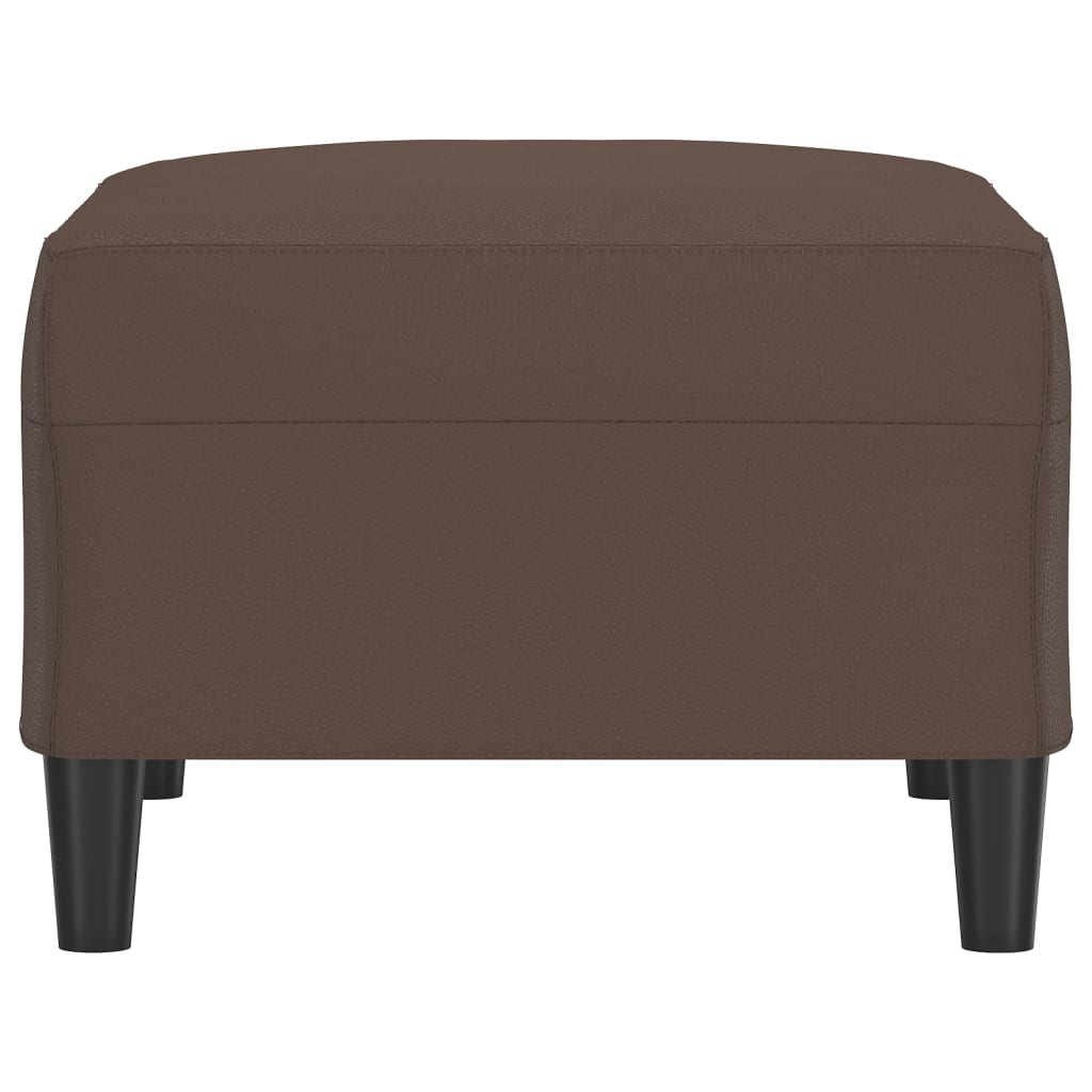 Footstool Brown 70x55x41 cm Artificial Leather