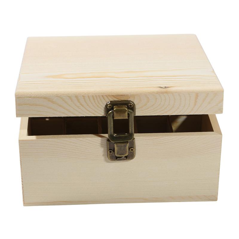 Ätherisches Öl Holz Aufbewahrungsbox 12/25 Slots Carry Organizer Ätherisches Öl Flaschen Aromatherapie Container Aufbewahrungsbox Fall