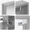 Bathroom Cabinet Set 3 Pcs 110 X 10.5 X 60.5 Cm Particleboard