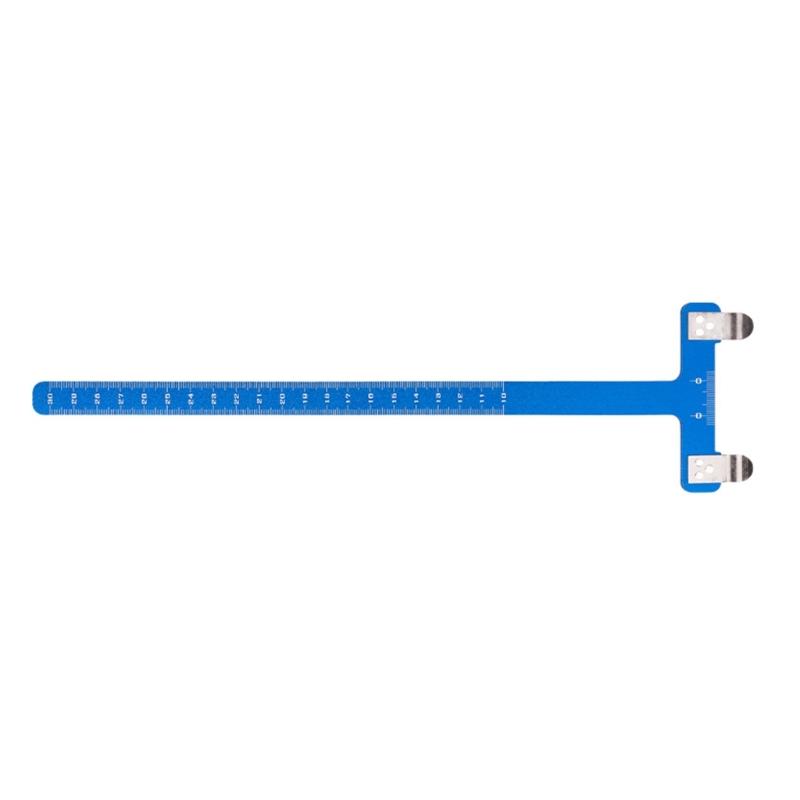 

Bowstring Measurement Tool Bow Turning Tool for Recurve Bow & Compound Bow Archerys Bow Square T Shape Bow Square Ruler 1 синій