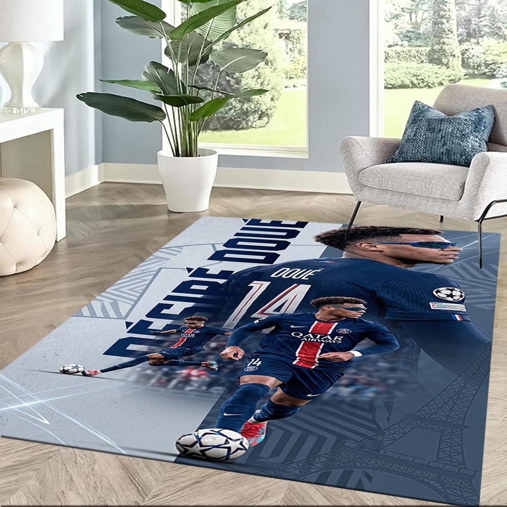 Mbappe 40 Carpet Suitable for Bedrooms Entryway Dining Room Playrooms Anti-slip Rug Office home decor Gift for Festivals