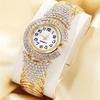 1 Piece Women's Watch Luxury Rhinestone Quartz Bracelet Watch Retro Elegant Analog Watch