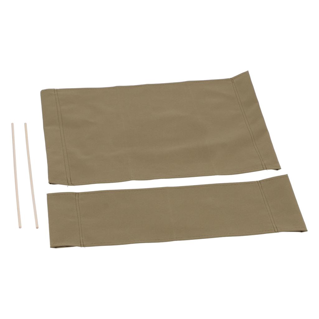 Pokrowiec na krzesło Pyłoszczelny Wodoodporny Tkanina Oxford Pokrowiec Zamienny na Krzesło Reżyserskie Klubowe Khaki