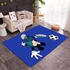 Mickey Mouse Castle Fantasy Disney Cartoon Theme Anti-Slip Rug - Polyester, Home Decor, Suitable for Bedrooms, Living Rooms, Doorways, and Studios