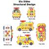 Non-Toxic Busy Cube For Toddler Travel Toddler Busy Cube Fine Motor Skill Learning Activity Cube Toy For Home School Nursery Montessori