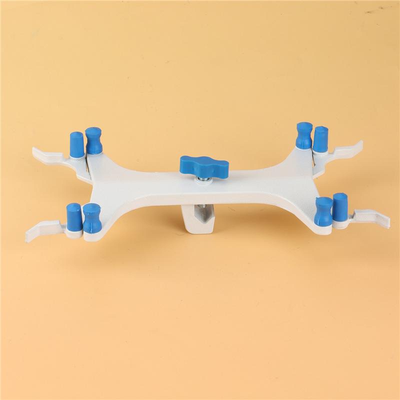 B97A-2X Aluminum Double Burette Clamp, Adjustable Burette Clamp Burette Clamp Butterfly Spring-Loaded Laboratory Accessories NONE