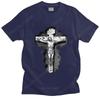 Classic Fashion T Shirt Jesus Cross God Tshirt Unisex Short Sleeve Christian Religious Faith Casual Tshirt Soft Cotton Tee Tops