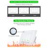 Milfra Smart Wifi Switch Neutral Wire Optional Intelligent Wall Button Light Switches AC100-240V Tuya APP Voice Control by Alexa