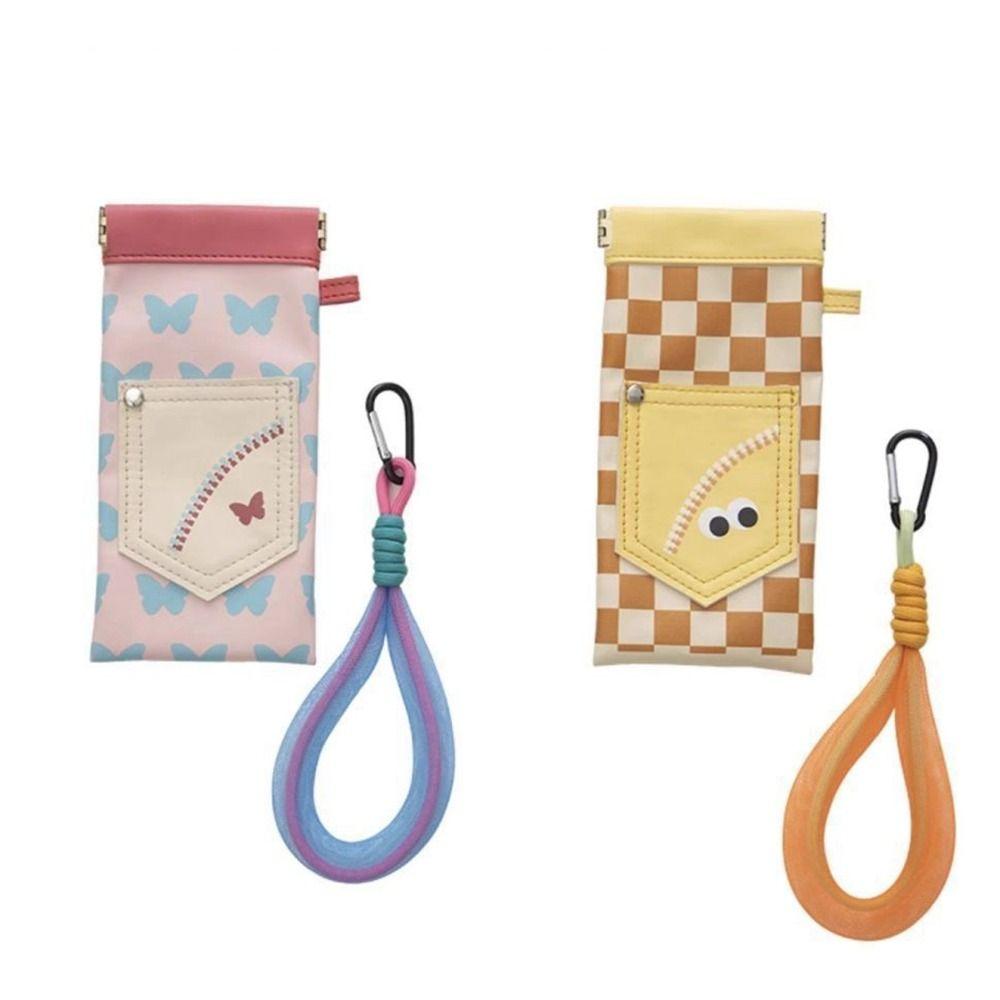 Sunglasses Pouch Glasses Storage Bag Portable Sunglasses Eyeglass Bag Pu Leather Glasses Bag  Male