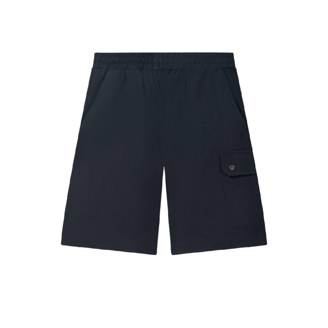FILA Heritage Loose Mid-Waist Woven Five-Point Casual Shorts Men shorts F11M638803F-NV L