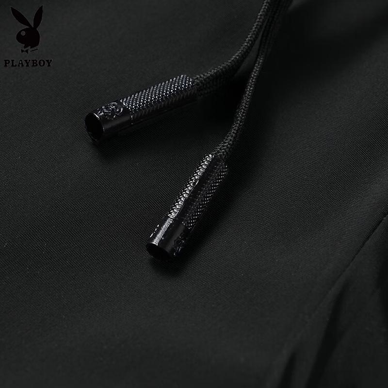PLAYBOY Men's Lightweight Drawstring Straight-Leg Casual Pants