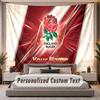 Custom Name Text Tapestry F1 Personalized Polyester Wall Tapestry For Bedroom And Room