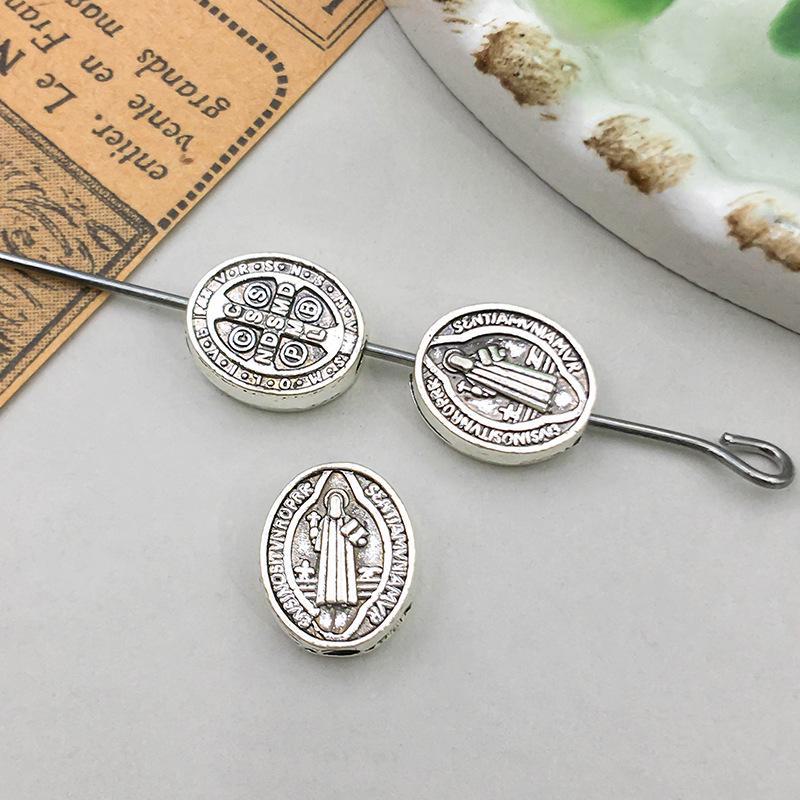 

Новый старинный серебряный сплав Мадонна кулон в стиле ретро для DIY ювелирных аксессуаров 1 piece, 8*9mm, 1g