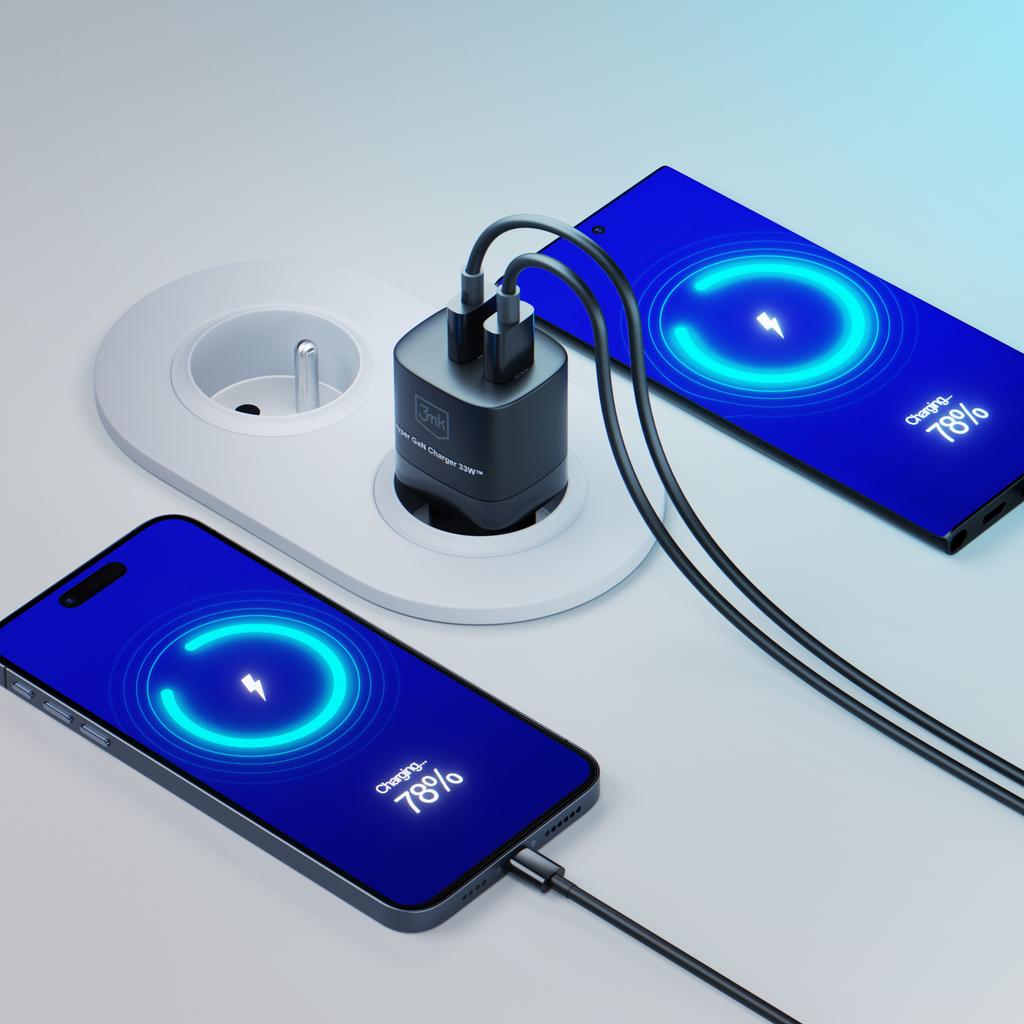 Accessories - 3Mk Hyper Gan Charger 33W Black