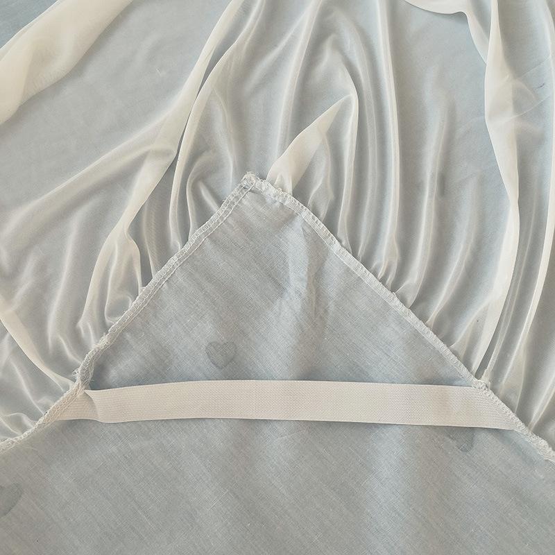 French Pure Cotton Bedding Four-piece Set Skin-friendly Comfortable Breathable Bed Sheet Quilt Cover Pillowcase