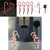 Christmas Led Candy Cane Lantern Outdoor Garden Pathway Decor For Holiday Lighting