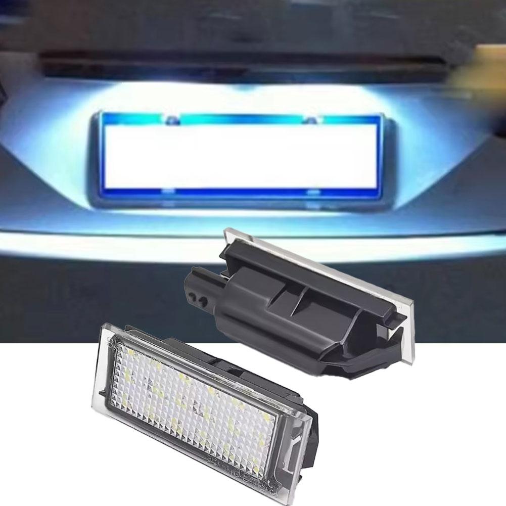 2 Stück LED-Kennzeichenbeleuchtung für Renault Clio, Laguna 2, Megane 3, Twingo, Master, Vel Satis, Wind, Trafic, Twizy