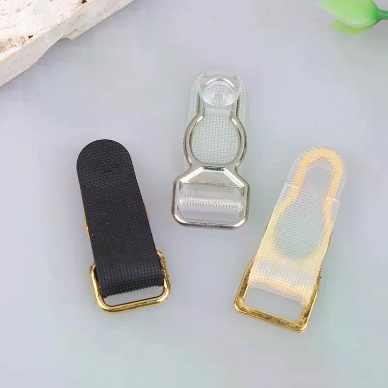 10Pcs 10/12/15/18MM Metal Adjust Buckle For Corset Leg Garter Belt Clip Hook Suspender Ends Buckles Hosiery Stocking Grips