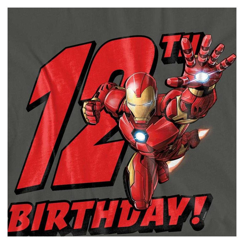 Iron Man Womens/Ladies 12th Birthday T-Shirt