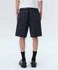 MUSINSA STANDARD Cool Touch Hidden Banding Half Slacks [Navy]