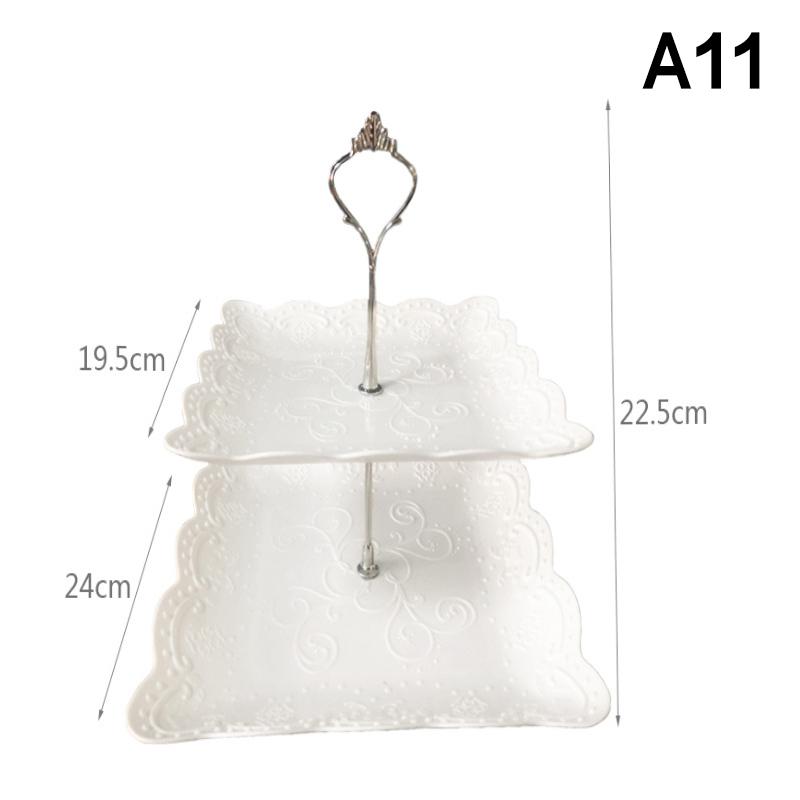 2/3 Katlı Cupcake Standı Servis Standı Tatlı Kulesi Meyve Tepsisi Çay Partisi Bebek Partisi Düğün Noel Partisi İçin