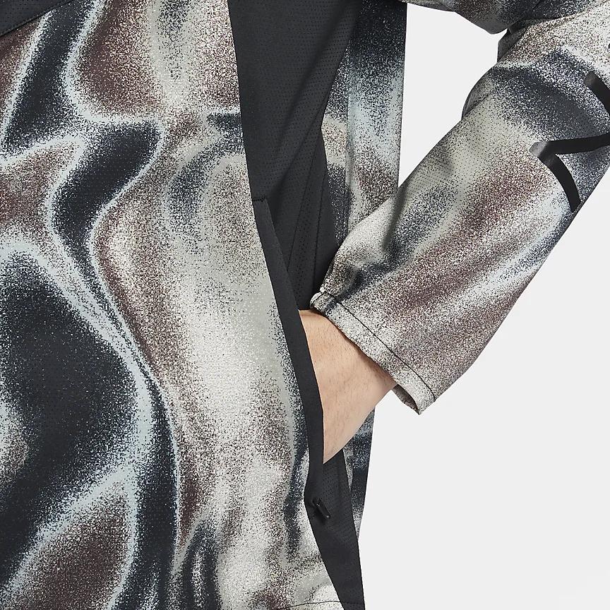 Nike Windrunner All Over Print Hooded Zip Casual Jacket Men Jacket Multicolor FZ4753-010
