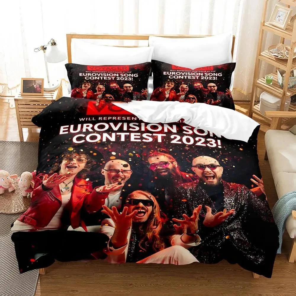 3 Pieces Adult Boys Bedroom Bedding Set Cartoon Anime Hip Hop Style Duvet Cover Set 2024 Quilt Cover Pillowcase
