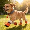 4PCS/Set Fleece Lining Puppy Waterproof Breathable Drawstring Design Cute Pet Shoes Winter Outings Multiple Colors