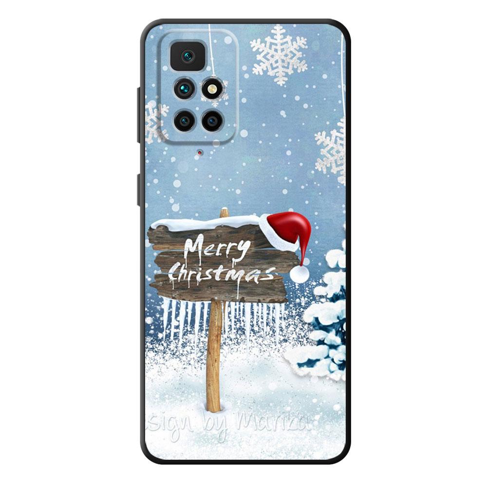 

Силиконовый чехол с Рождеством и снегом для Realme 5 9i 6s Narzo 8 9 Pro V25 7i 5S 7 6 8i 9 5G SE 9Pro 8Pro, сумка-капа Realme 9 Pro