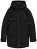 Зимняя куртка Tom Tailor Denim Arctic Mantel abnehmbarer Kapuze schwarz