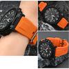 Cinturino in Silicone ad Alta Resistenza per Casio Serie PROTREK PRG-650Y/600 PRW-6600 GA-2000 Uomo Sportivo Impermeabile Cinturino Braccialetto 24mm
