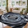 Bayern Munich Design Crystal Velvet Rug Soft Decorative Mat for Bedroom Entrance