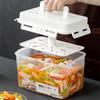 5L Nádoba na lisování a skladování kimchi, sklenice na nakládání pro okurky, kysané zelí, nádoba na skladování kimchi a organizace fermentace