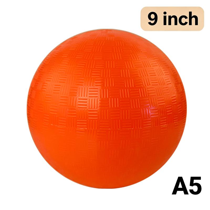 Easy to Inflate Rubber Kickball Bouncy Playground Ball for Kids Backyard School Holiday Family Fun Games