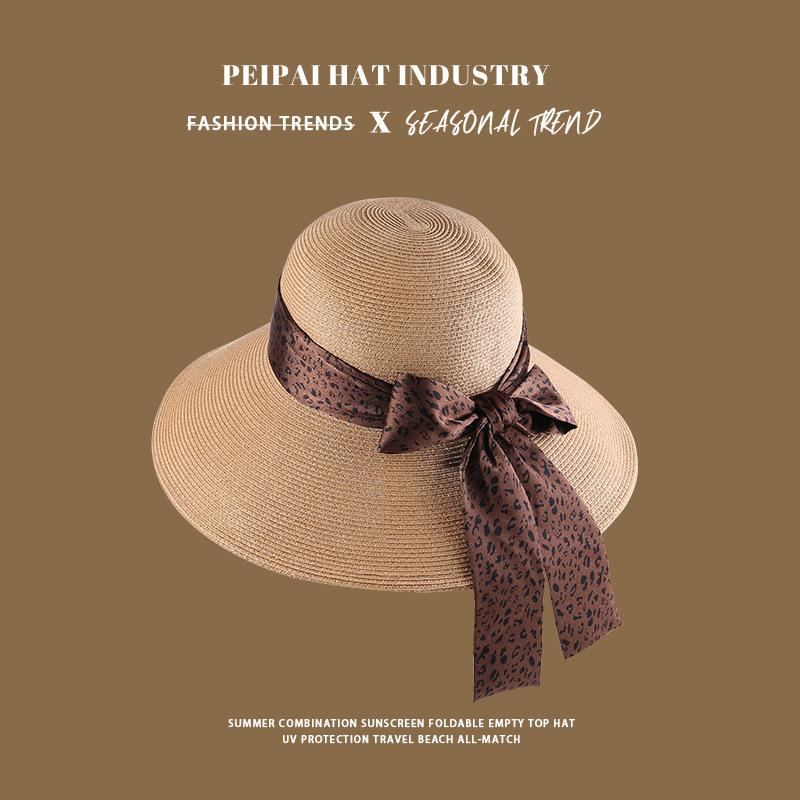 

Summer fashion sun protection sun hat vacation seaside sun hat UV protection beach hat M（56-58cm）