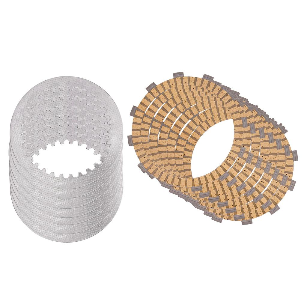 AHL 15pcs Motorcycle Clutch Plate Clutch Friction Plate Kit 22U-16321-00-00 Application: Yamaha XV1000 Virago