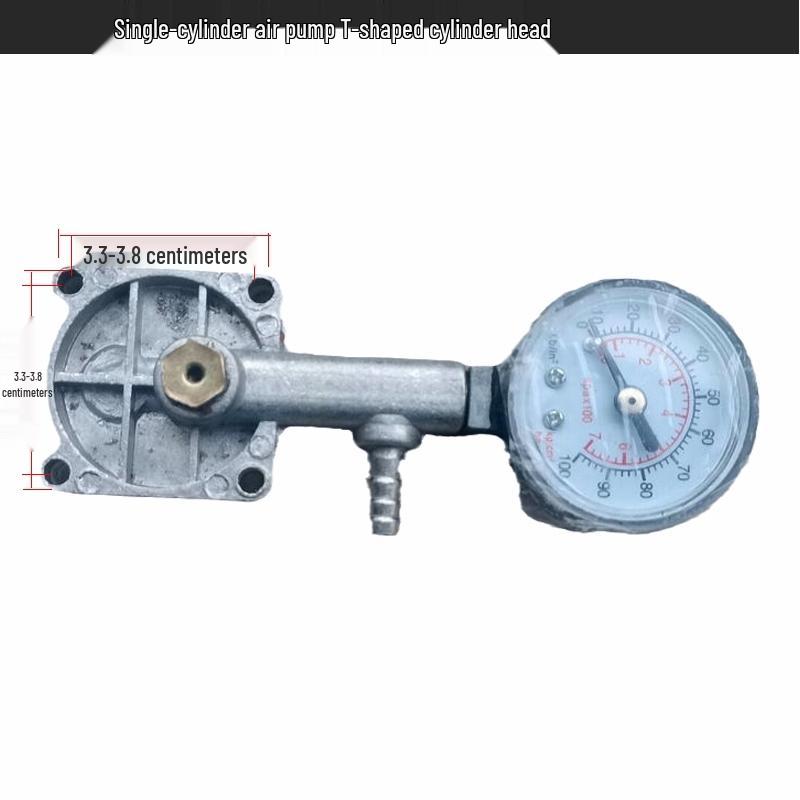 Electric Car Air Pump with Pressure Gauge & Dual Cylinder Options