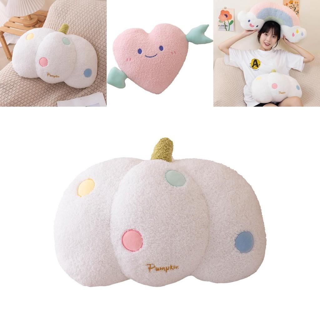 Cute Cloud Shaped Plush Sofa Pillow For Sweet Home Decor Lovely Bedroom And Living Room Backrest Cushion