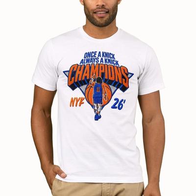 New York Basketball Knicks T-Shirt Top | Brunson Knick Run 26' Cup 2026 Champion