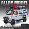 1/24 Alloy Die-cast Mitsubishi VAN Off-road Vehicle Model, Simulated Sound and Light, Children's Toy Car, Removable Accessories, Boys' Gift