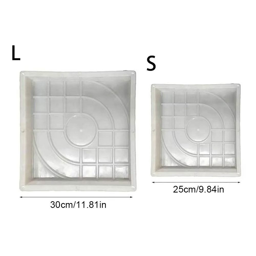 1Pcs Reusable Paving Brick Mould Plastic Concrete Path Maker Mold  For Lawn Patio Yard Garden