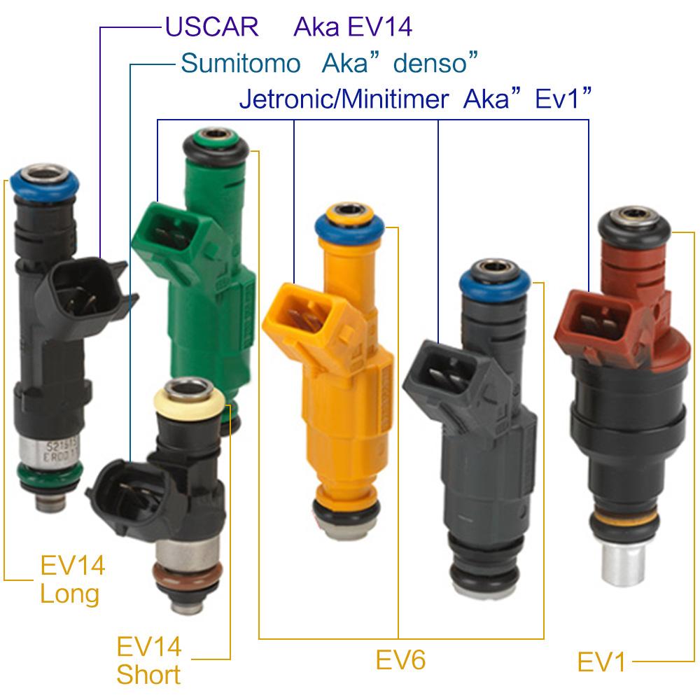 INJECTOR DYNAMICS BOSCH EV1 Pigtail Clip Connector Fuel Injector Connectors For Many Cars EV1 Injector Plug