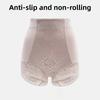 Lace Satin Flower Satin Postpartum Body Shaper High Waist Seamless Underpants  Lady