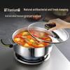 Pure Titanium Soup Pot with 316L Stainless Steel Steamer