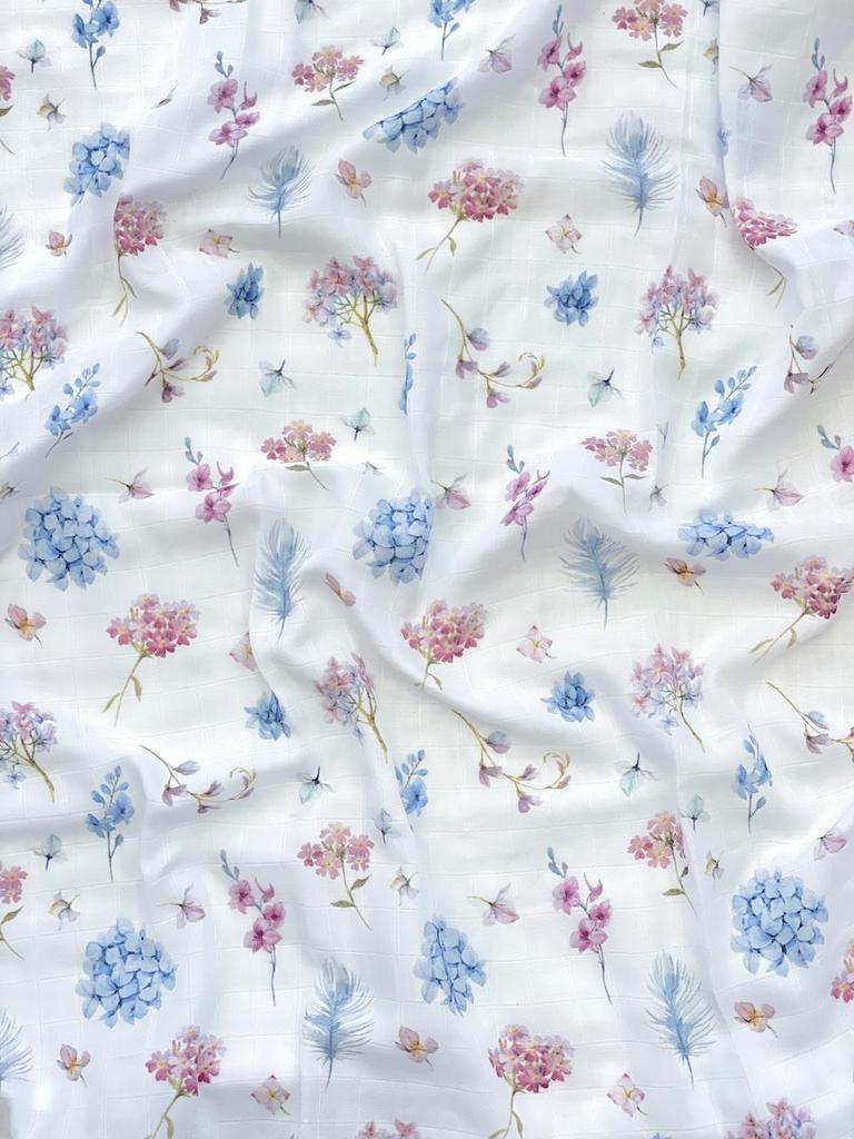 Muslin bebek bezi “Ortanca”