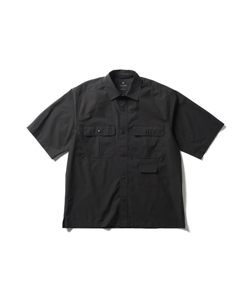 ComfortFlex Shirt Tops Shirt Short Sleeve BLACK M [Snow Peak] S/S SH-26SU007 Men's Women's